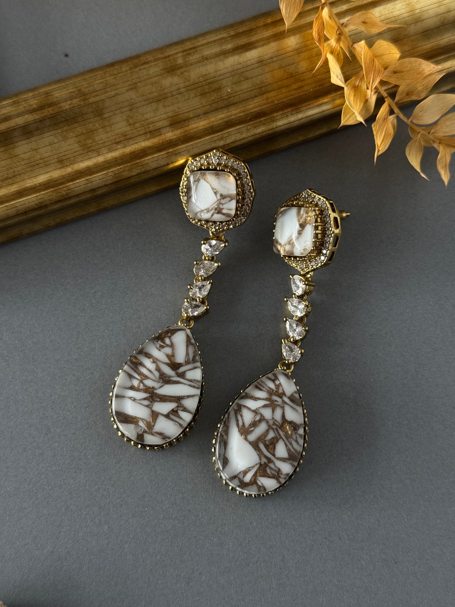 Marble Drops - White