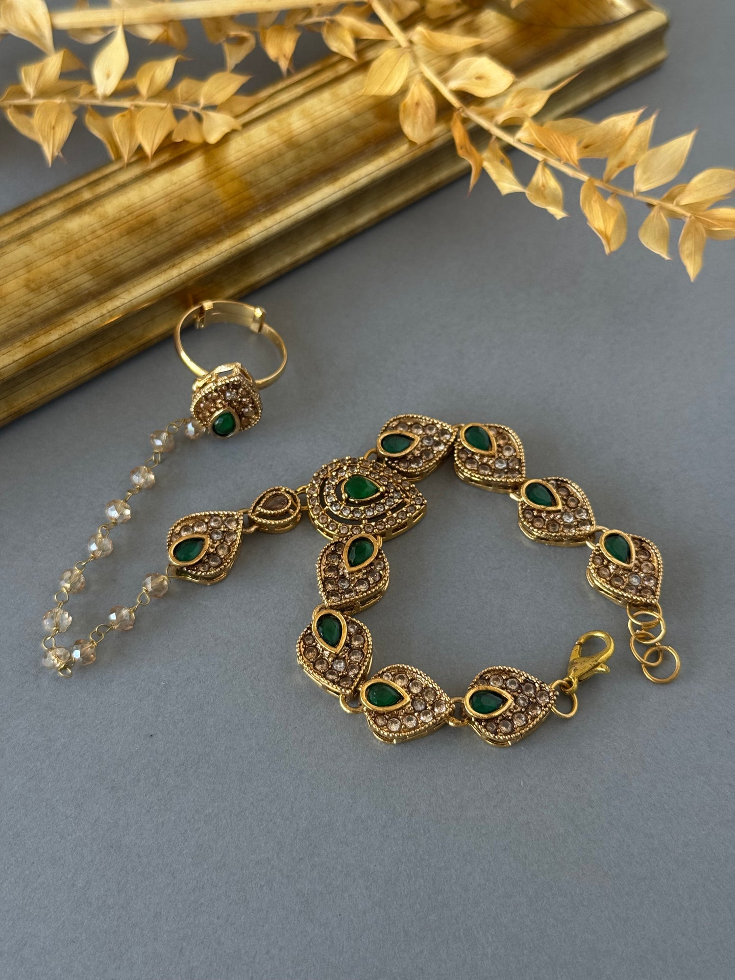 Antique Green Ring Handpiece