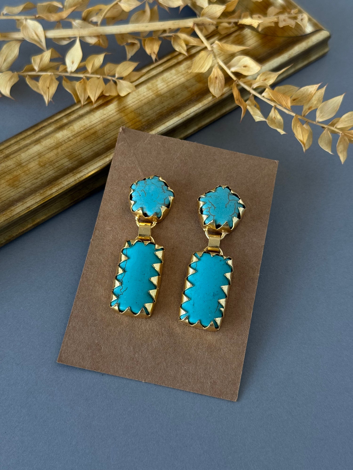 Turquoise Gemstone Earrings