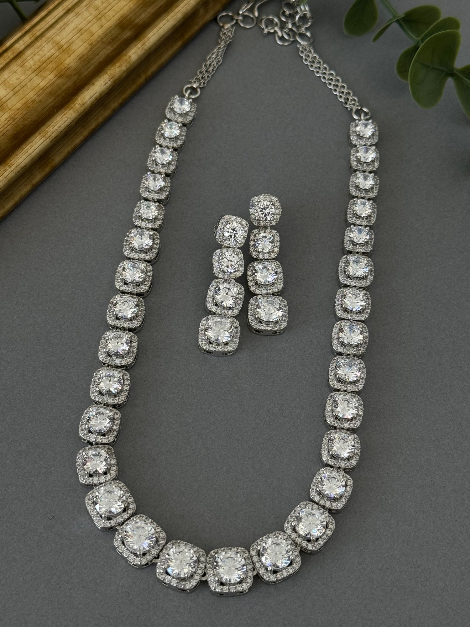 Zircon Tennis Necklace