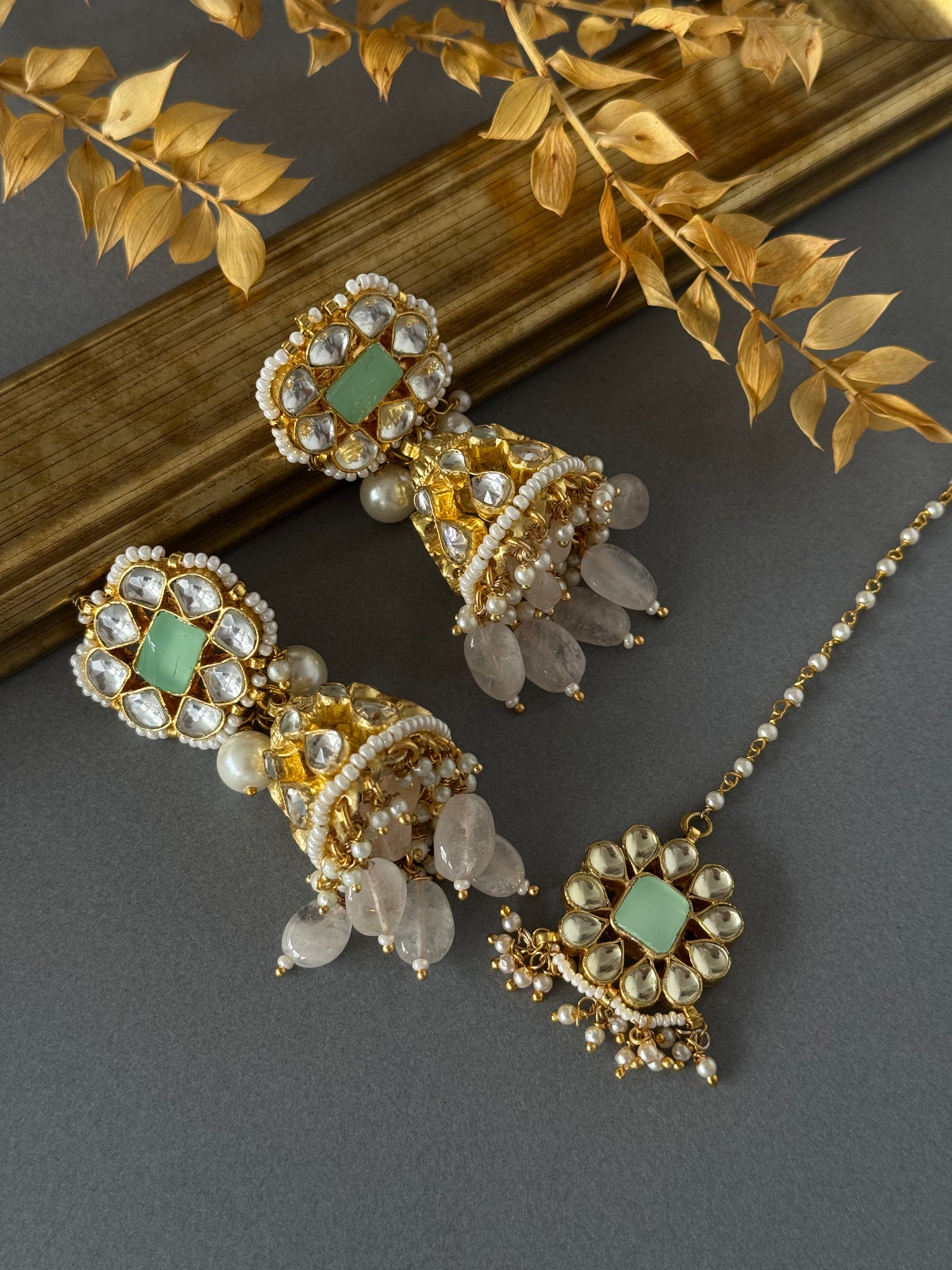 Pastel Jhumki Set