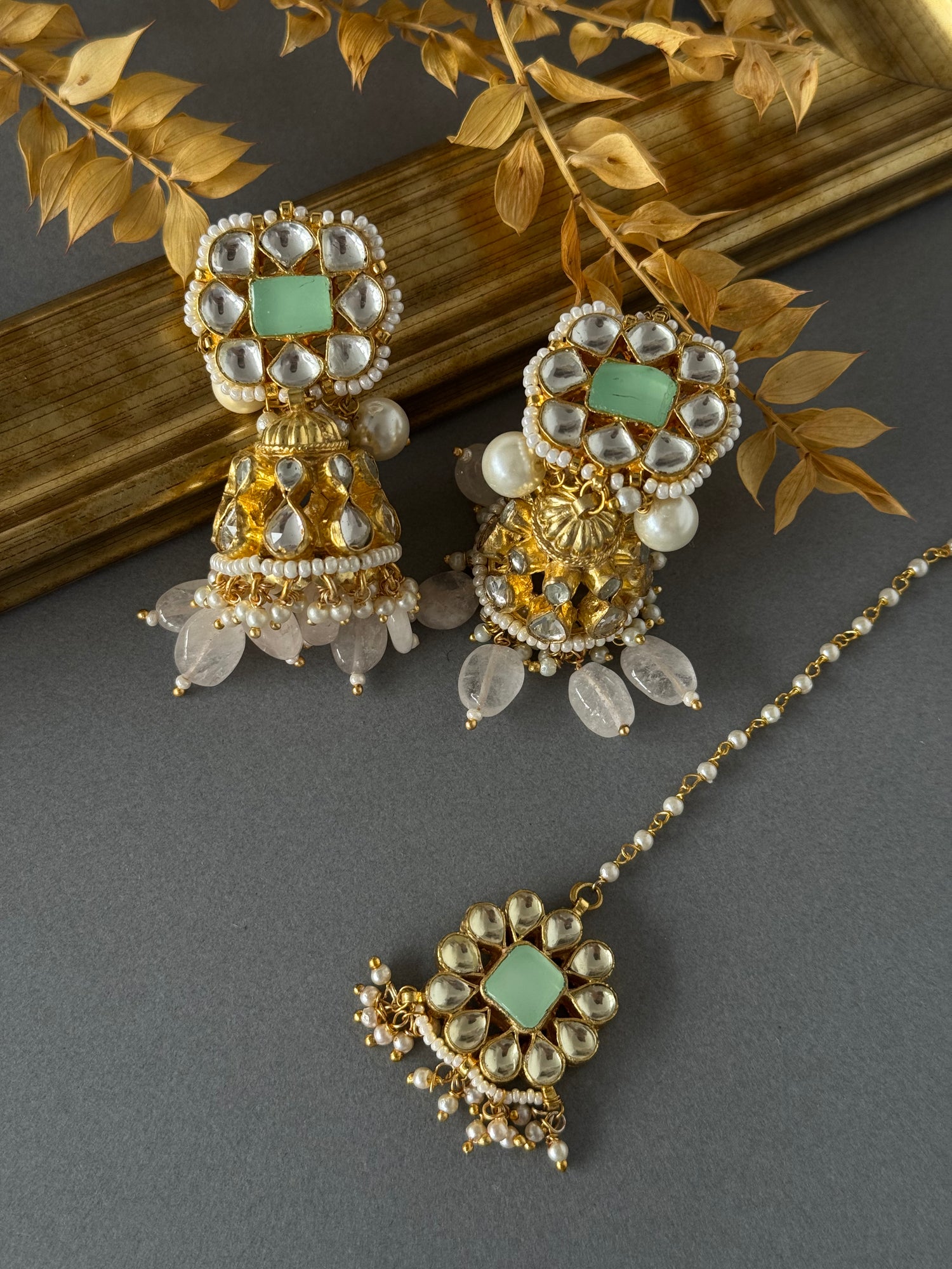 Pastel Jhumki Set