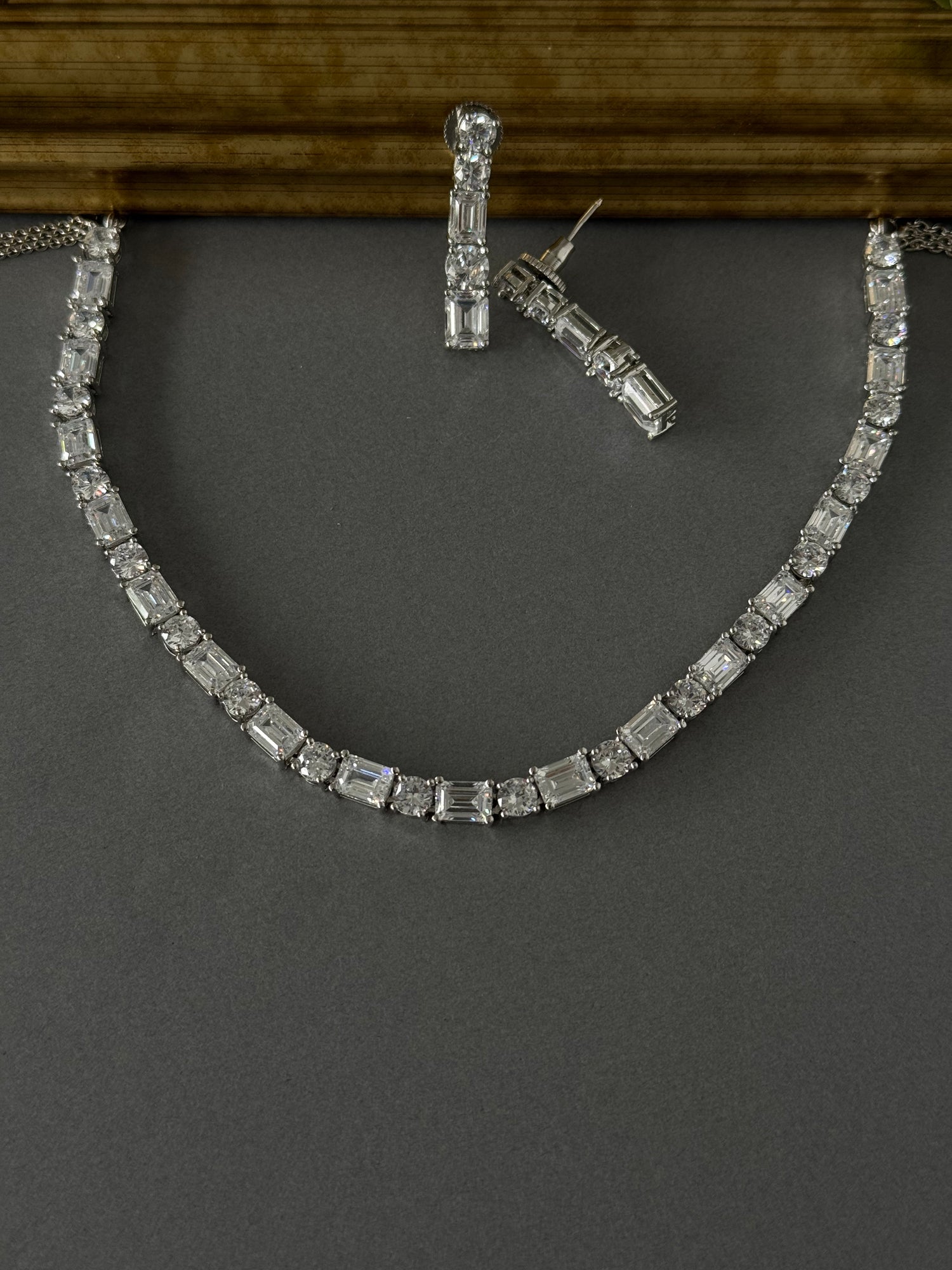 Zircon Tennis Necklace
