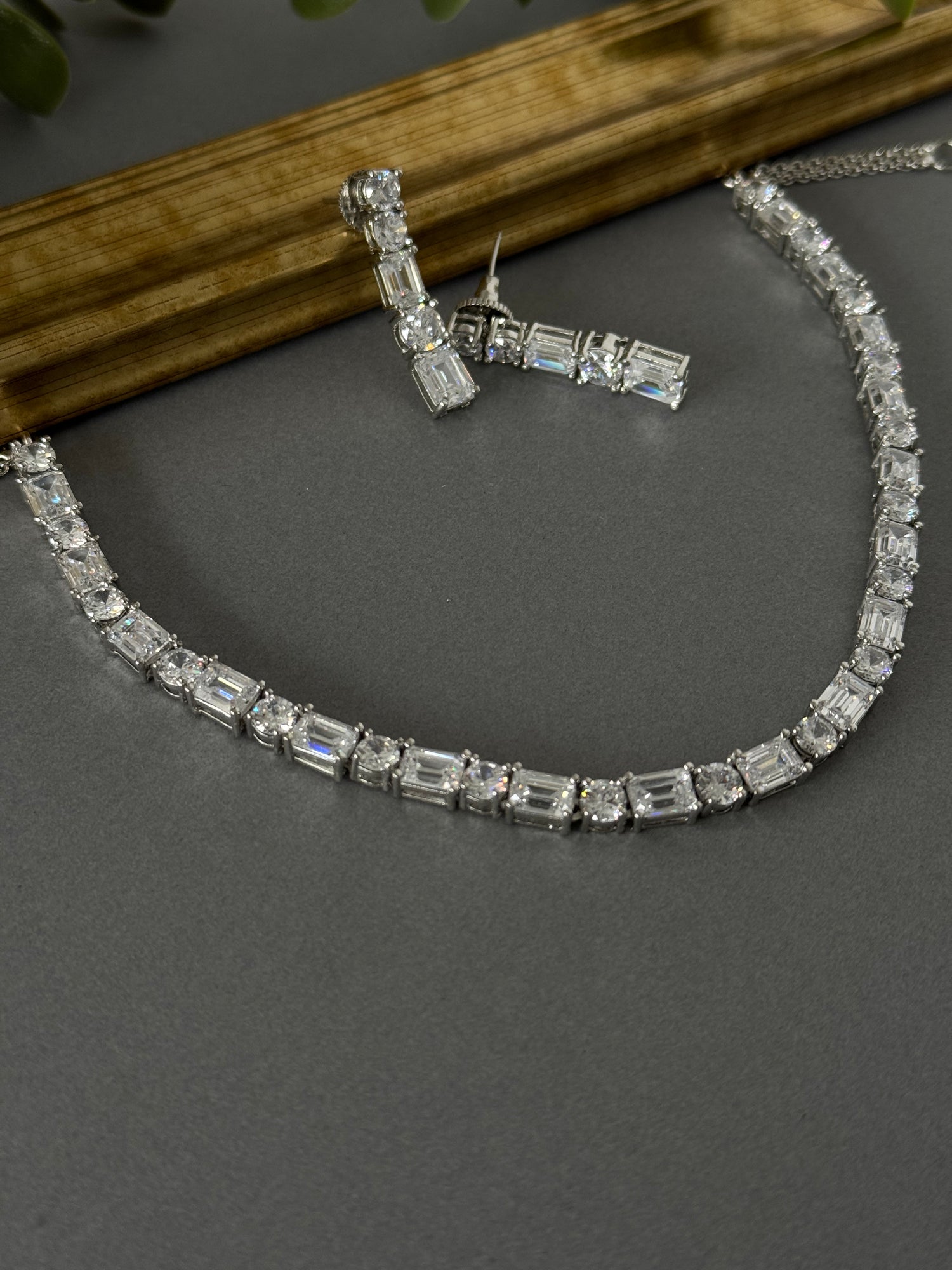 Zircon Tennis Necklace