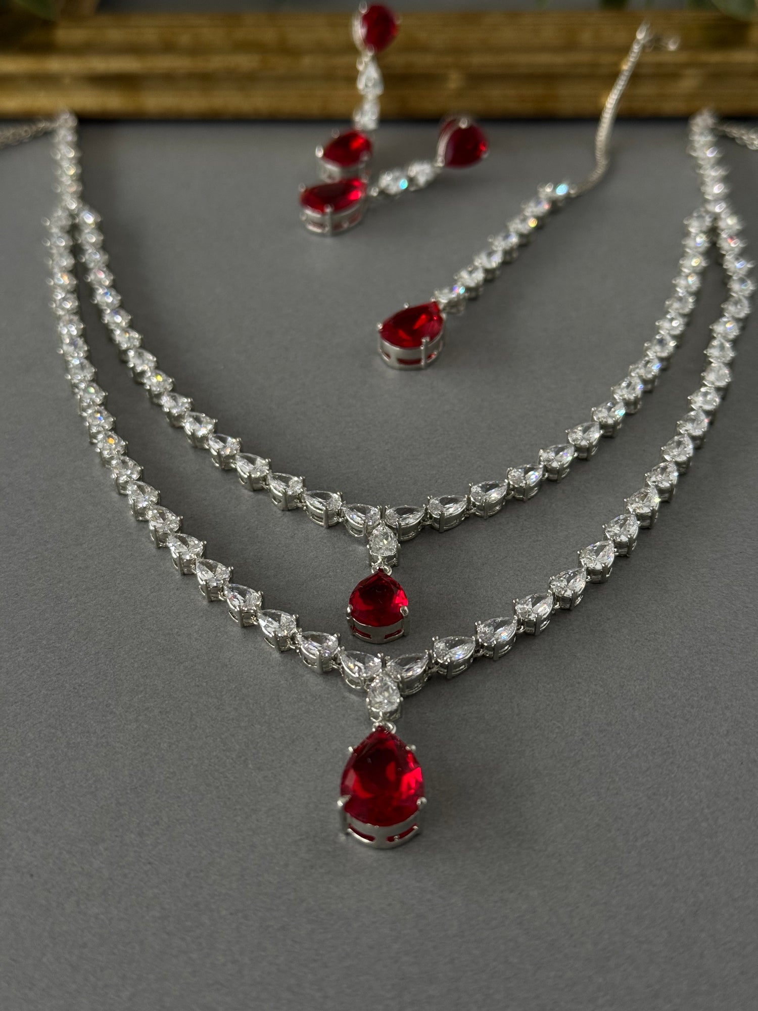 Double Drop Diamond Set