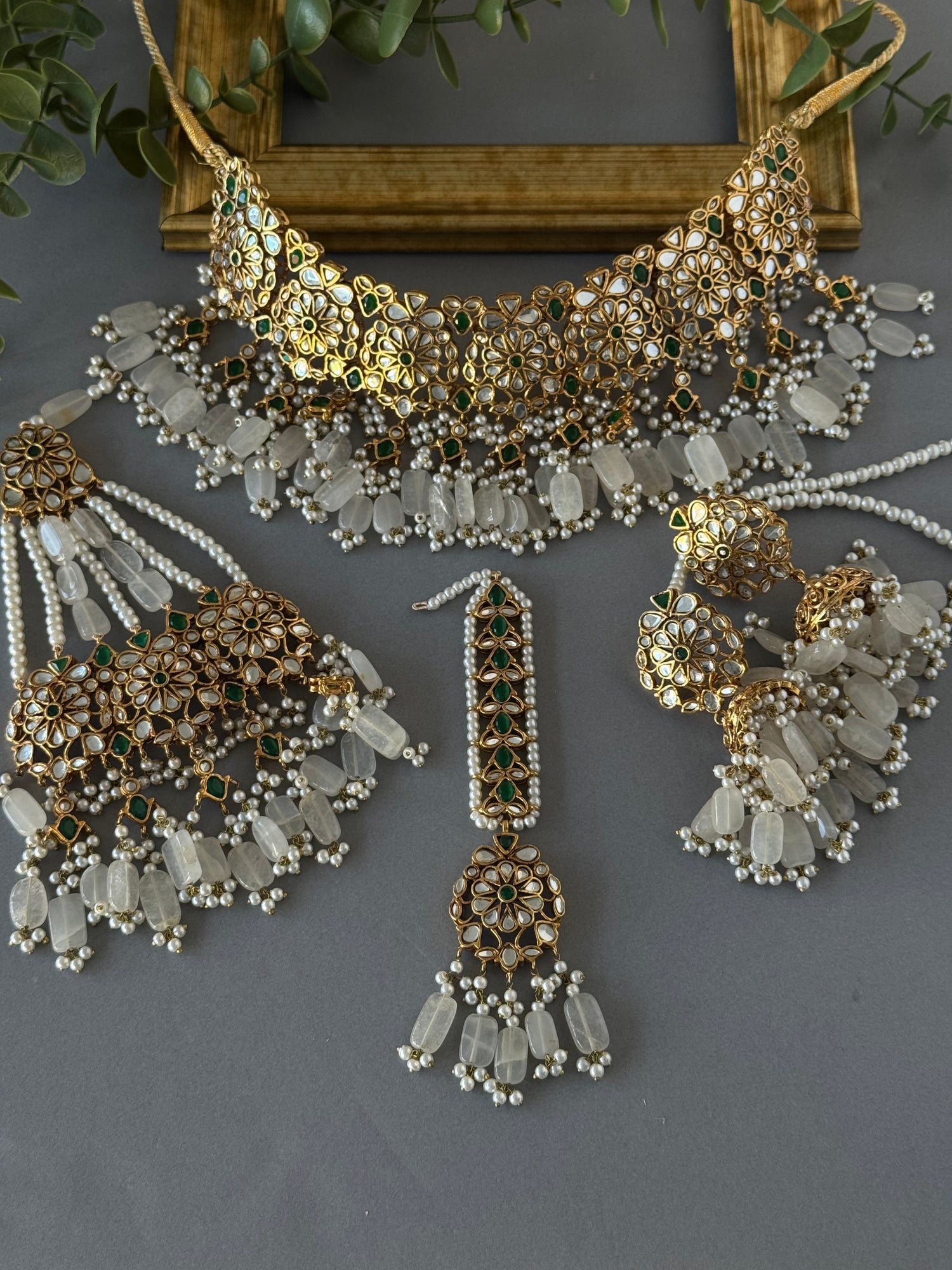 Sheesh Kundan Bridal Set - Ex Sample