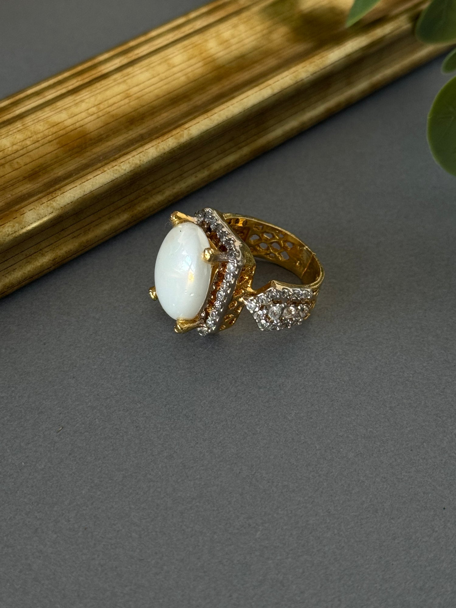 Pearl Statement Ring