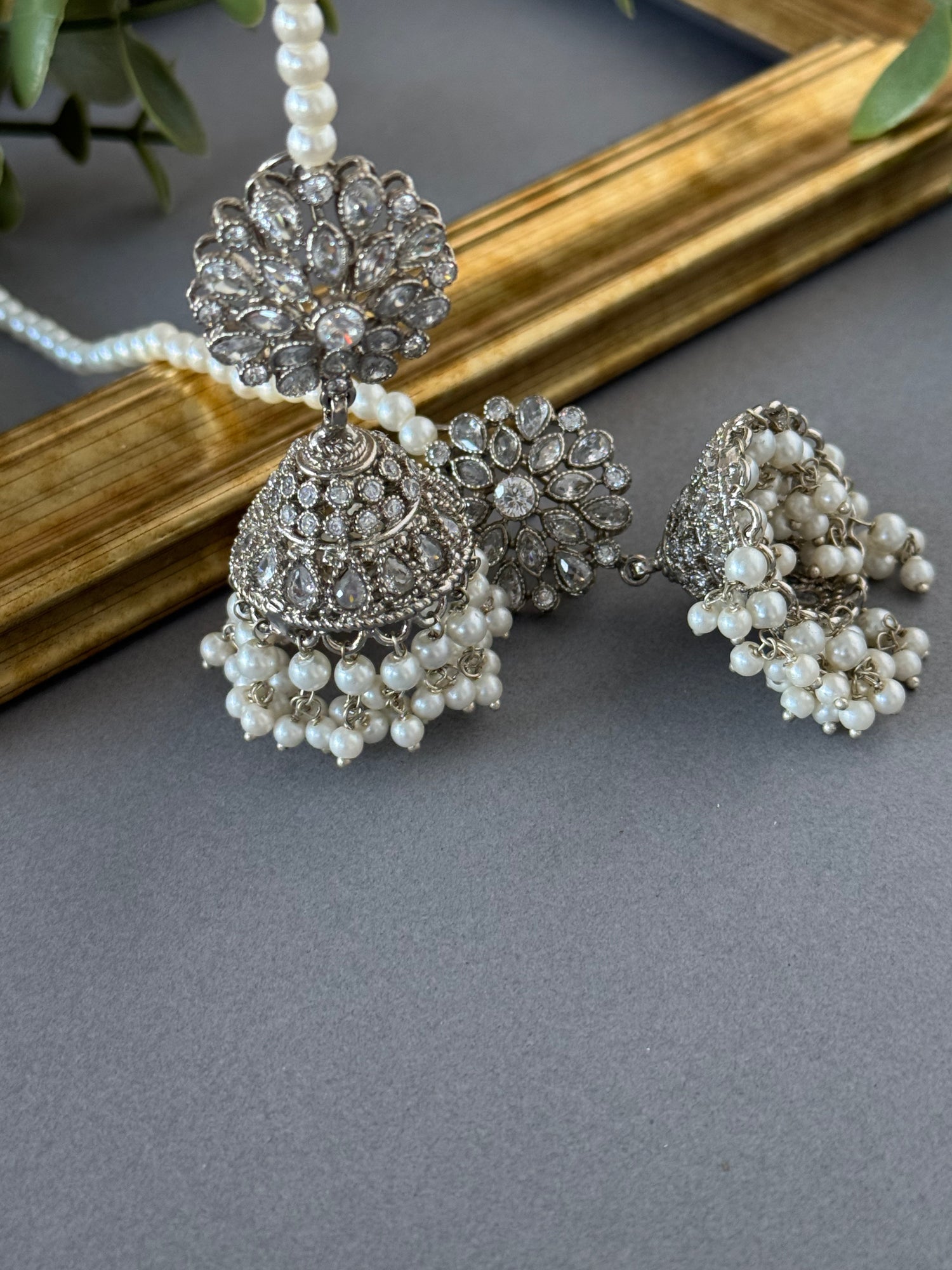 Silver Jhumki