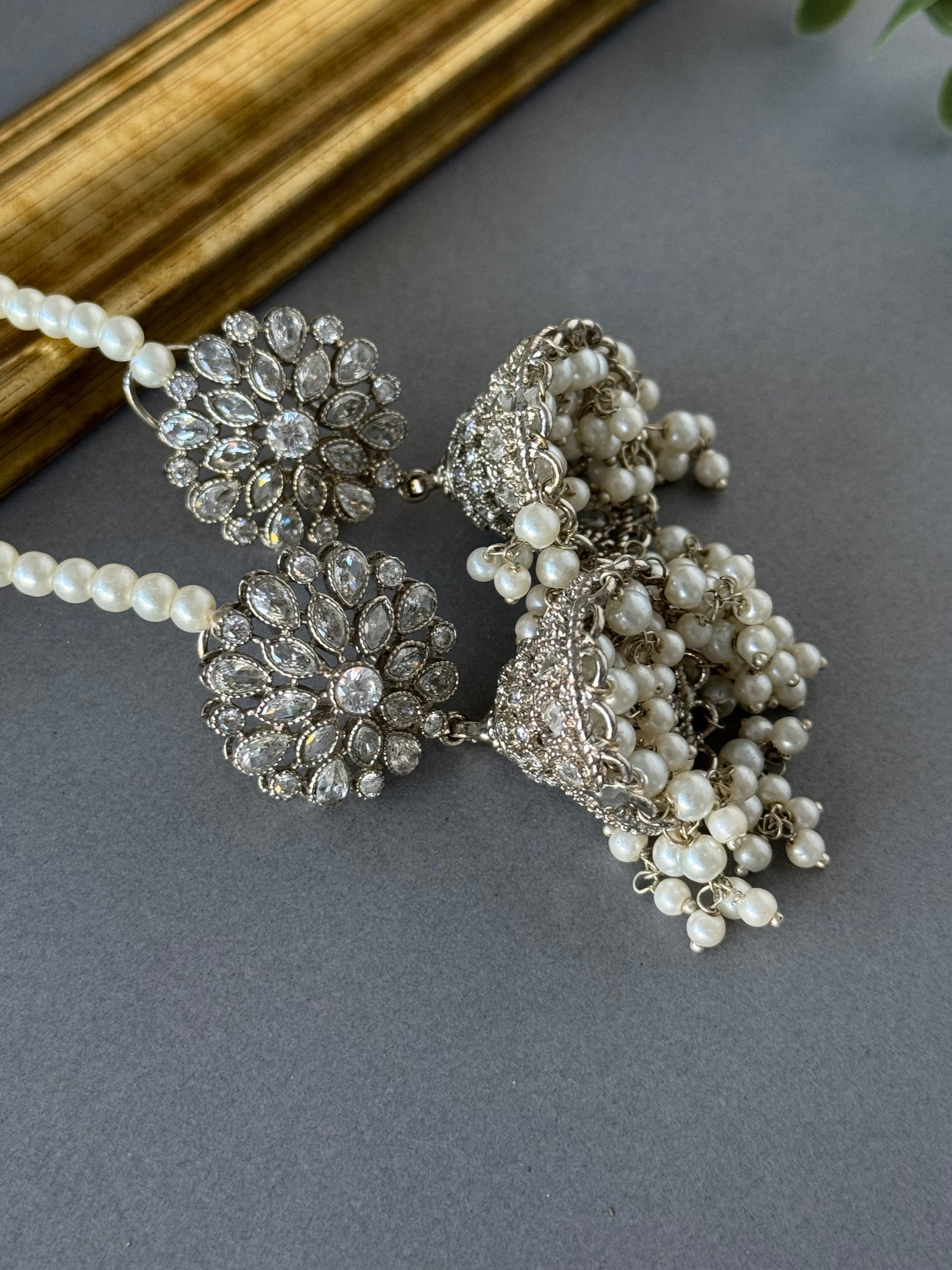 Silver Jhumki