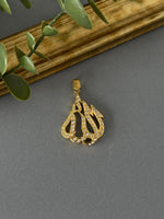 Allah Pendant - Gold Zircon - nk collection