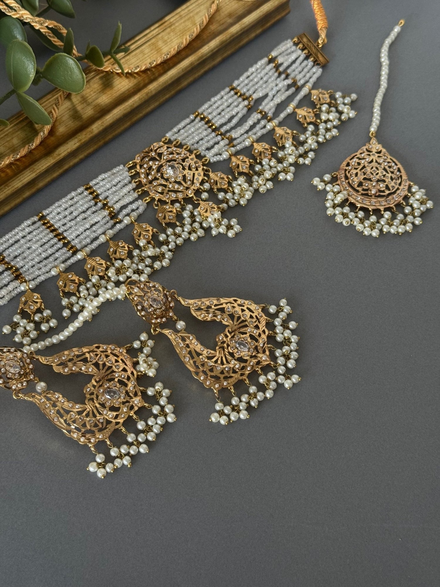 Ari Pearl Choker Set - nk collection