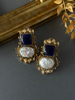 Baroque Swirls - Blue - nk collection