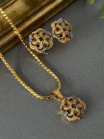 Black Onyx Pendant Set - nk collection