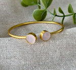 Blush Pink AD Bangle - nk collection