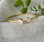 Blush Pink AD Bangle - nk collection