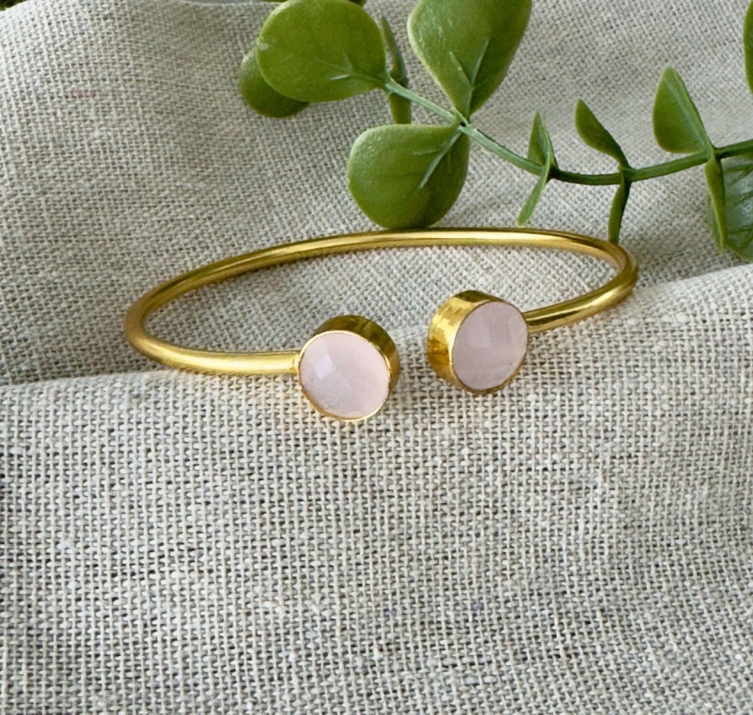 Blush Pink AD Bangle - nk collection