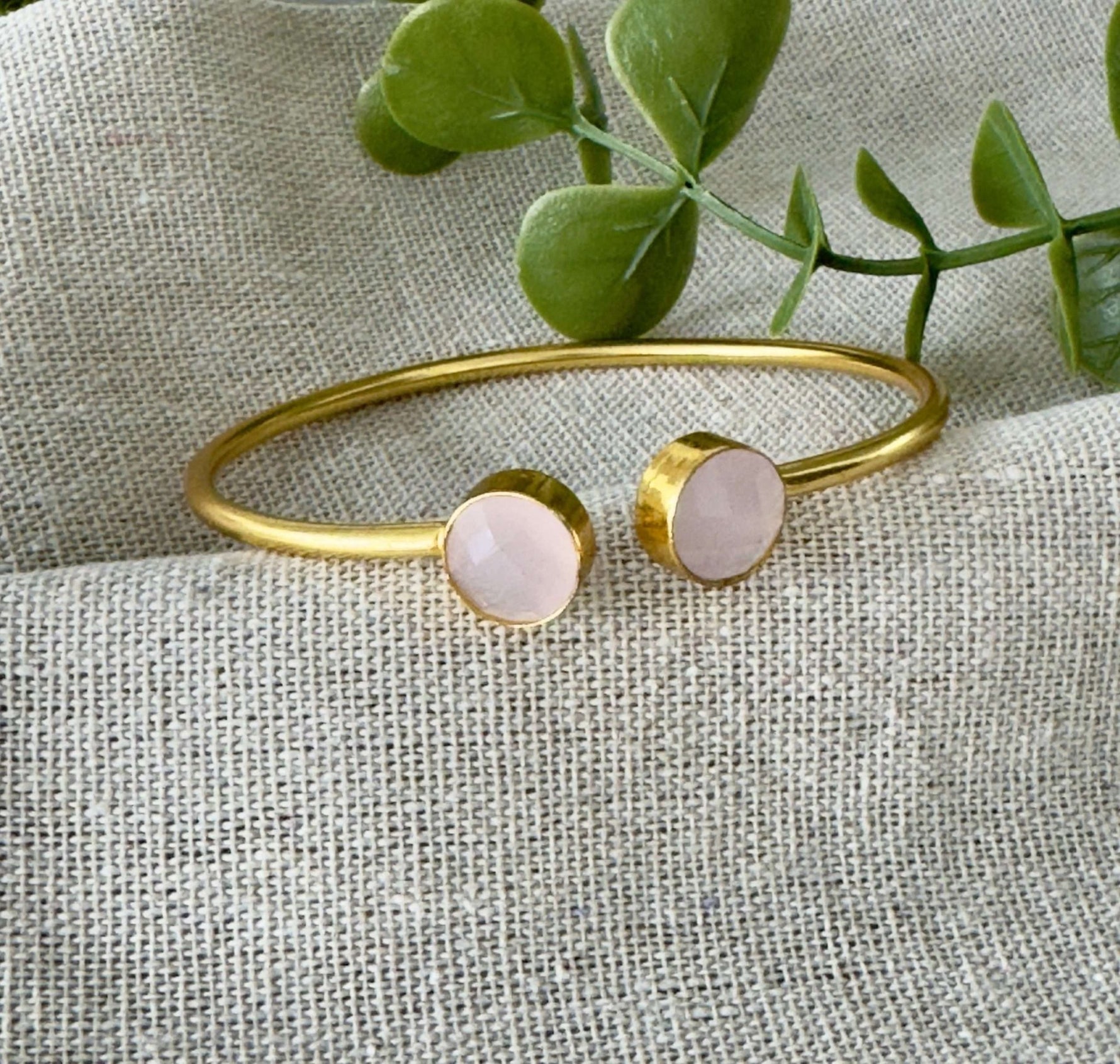 Blush Pink AD Bangle - nk collection