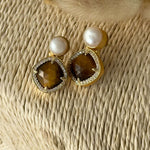 Bronze Diamond Drops - nk collection
