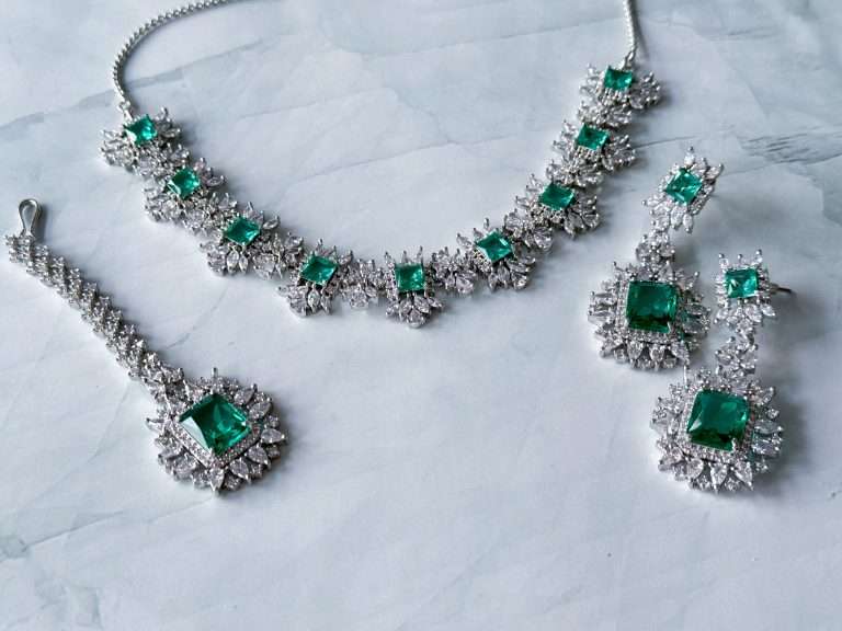 Diamond Look Set – Teal Green - nk collection