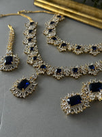 Double Diamond Set - Two Tone Sapphire - nk collection