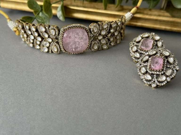 Doublet Choker – Pink - nk collection