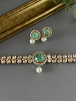 Doublet Delicate Choker - Mint - nk collection