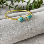 Duo Bangle - Amazonite - nk collection