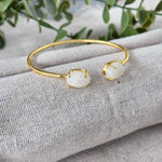 Duo Bangle - Moonstone - nk collection