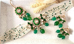 Emerald Green Choker Set - nk collection