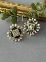 Emerald Pearl Stud - nk collection