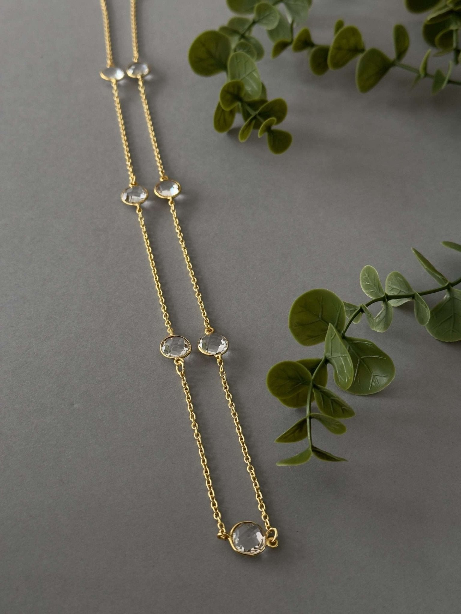 ESK – Hydro Quartz Long Necklace - nk collection