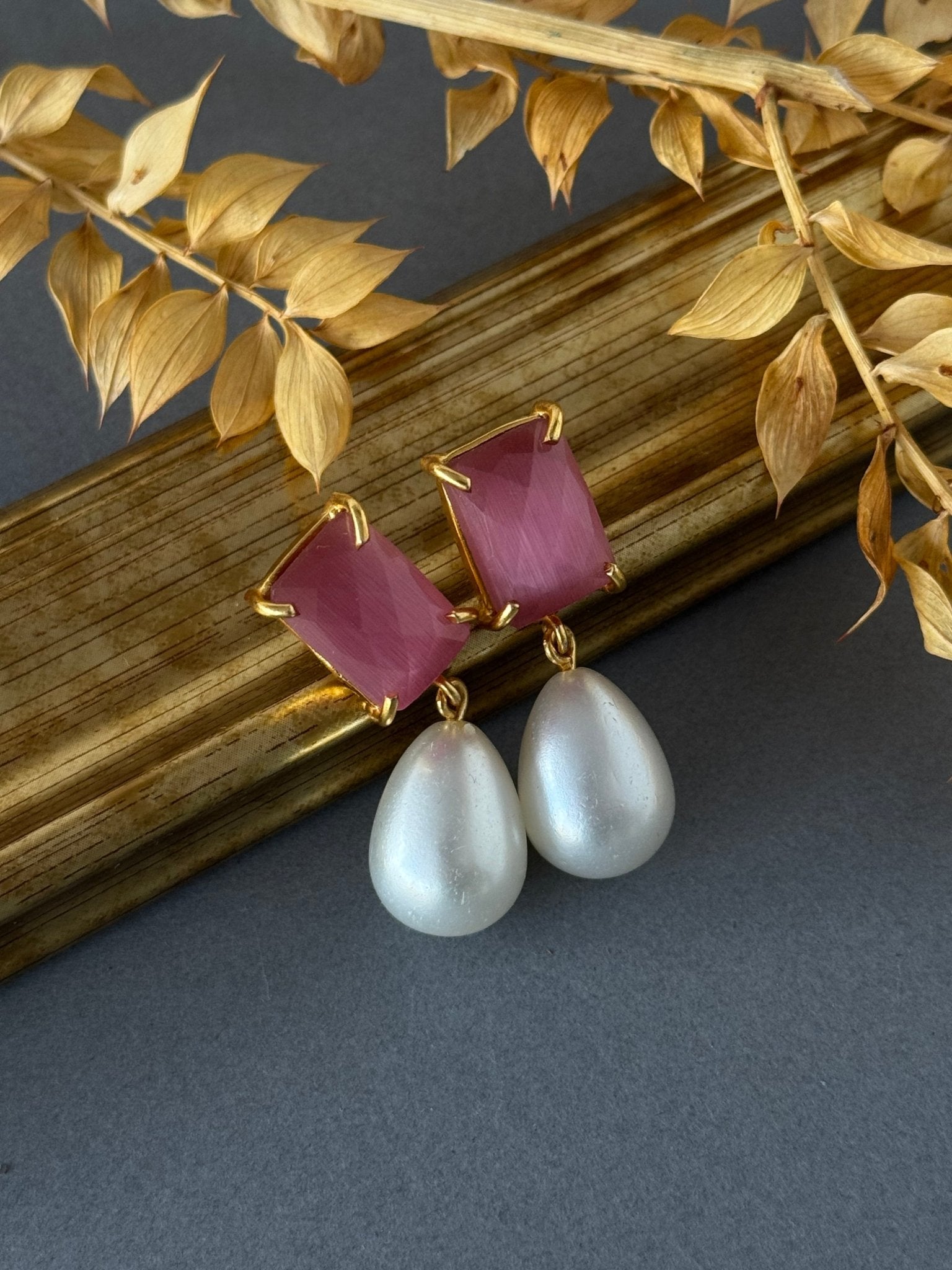 Esk Pearl Drop – Deep Pink - nk collection