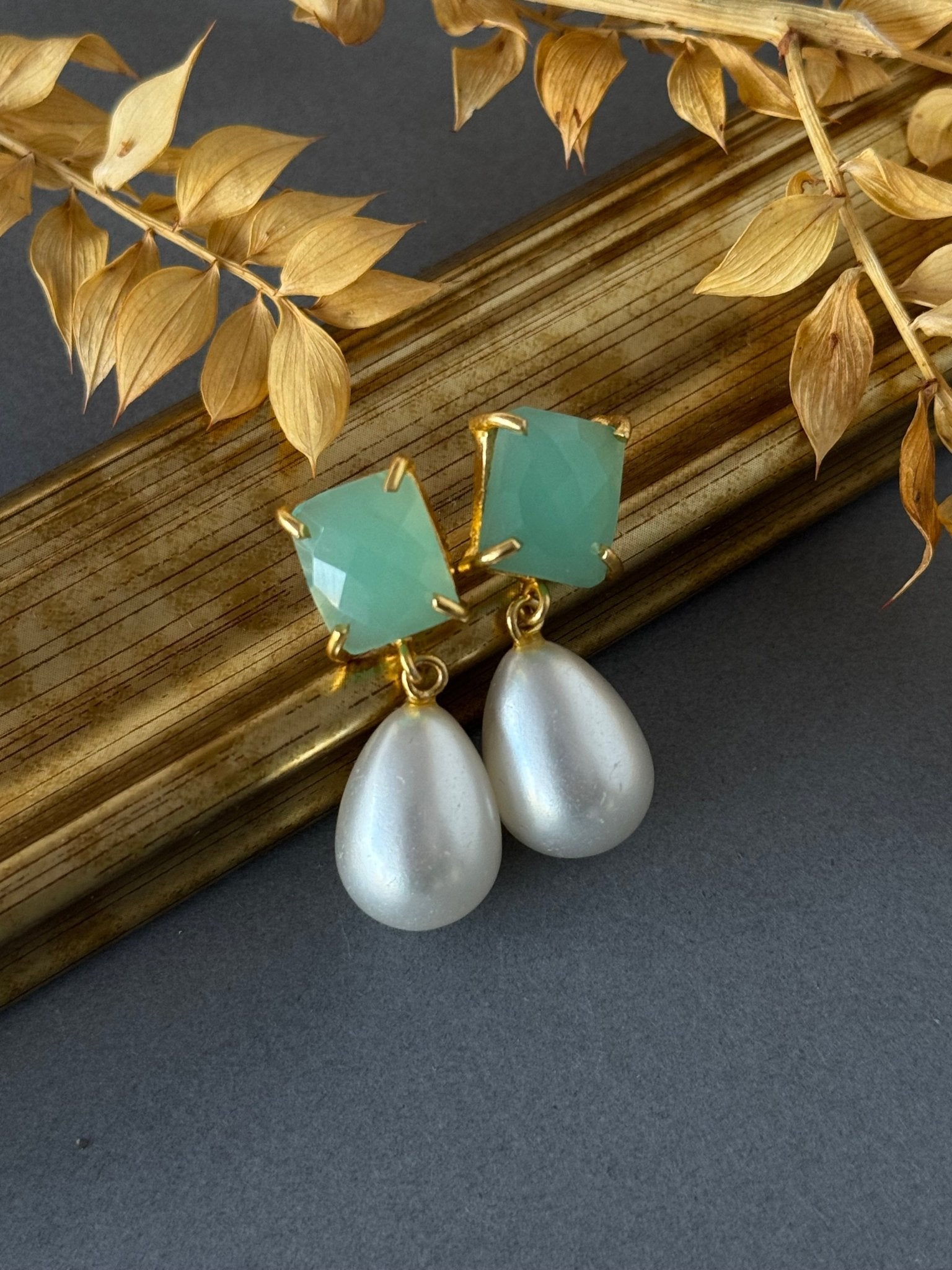 Esk Pearl Drop – Mint - nk collection