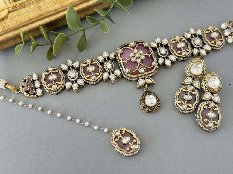 Fusion Choker Set - Pink - nk collection