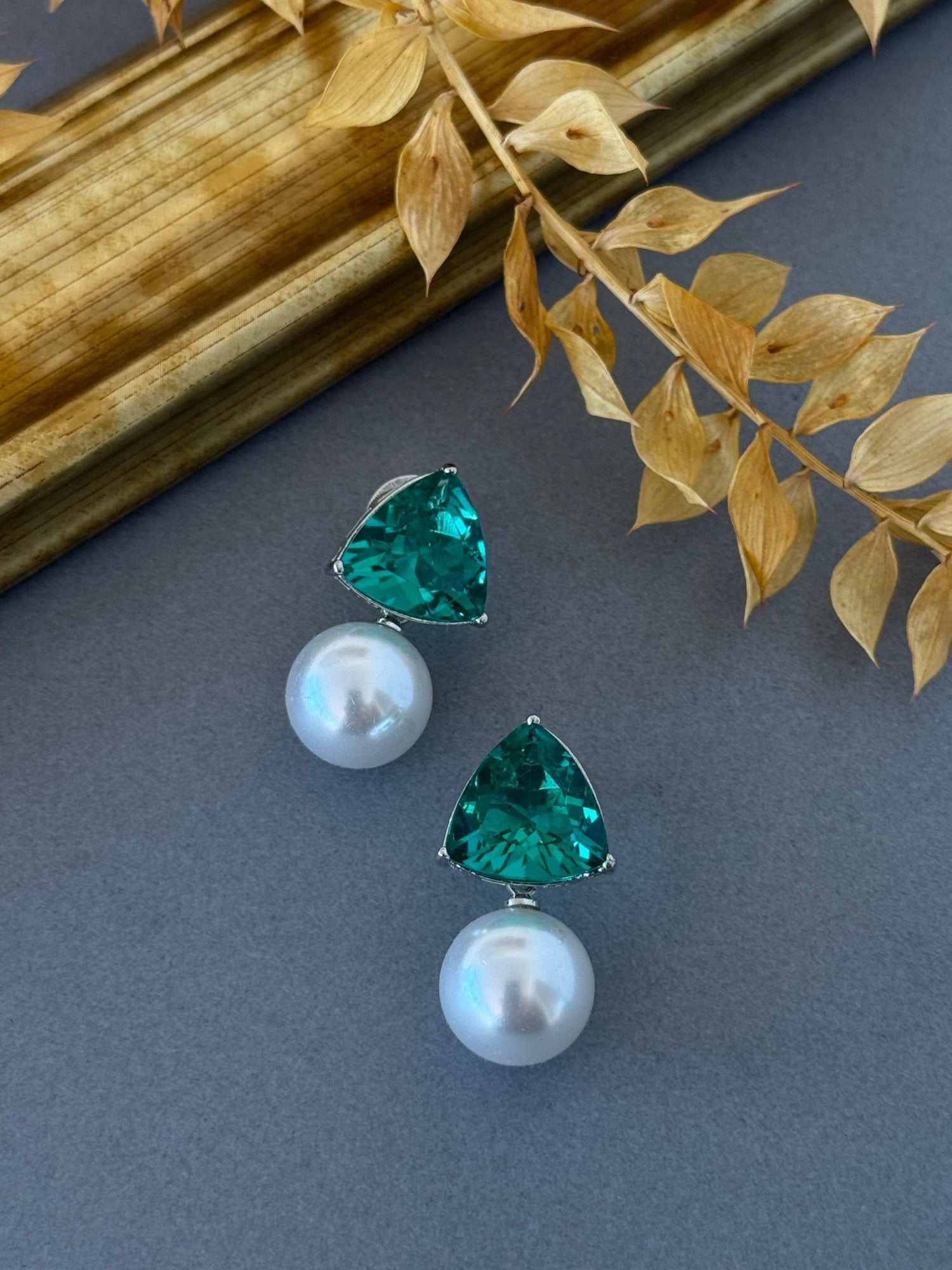 Geo Drops - Teal - nk collection
