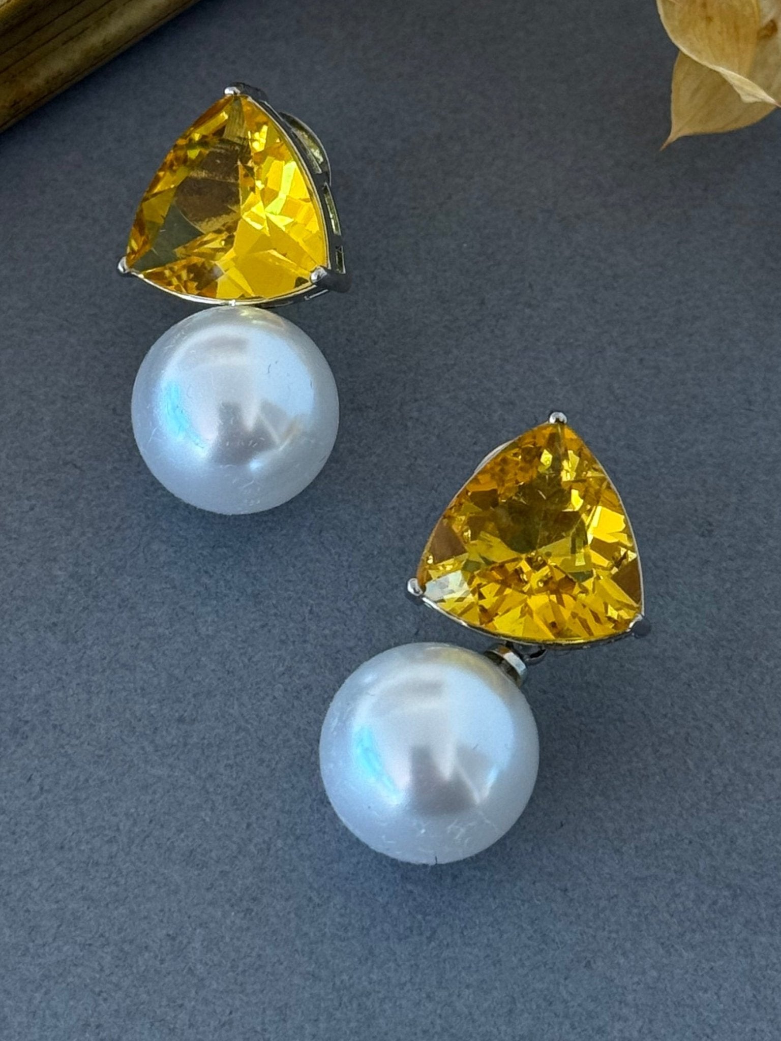 Geo Drops - Yellow - nk collection