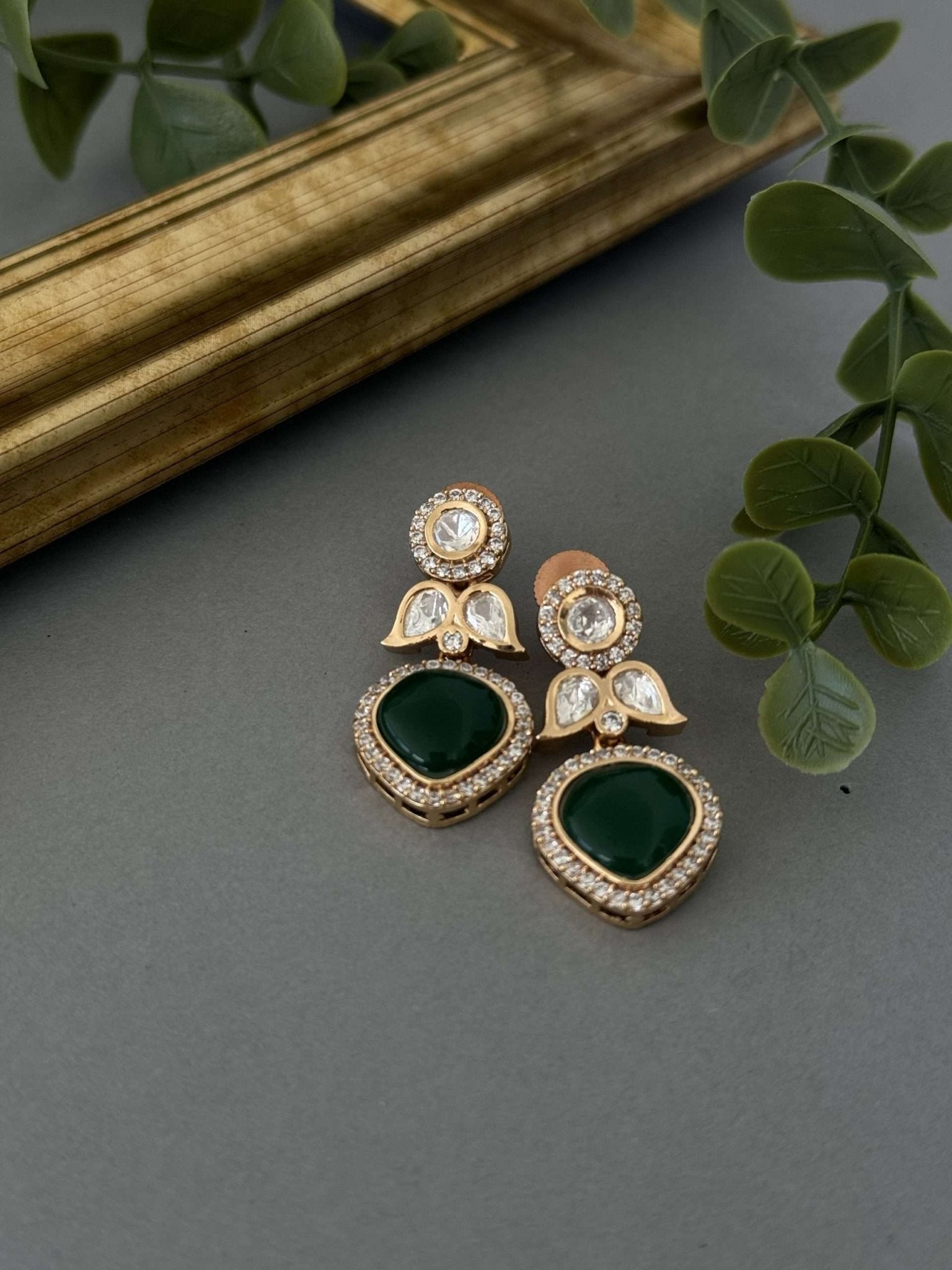 Heart Drop – Dark Green - nk collection