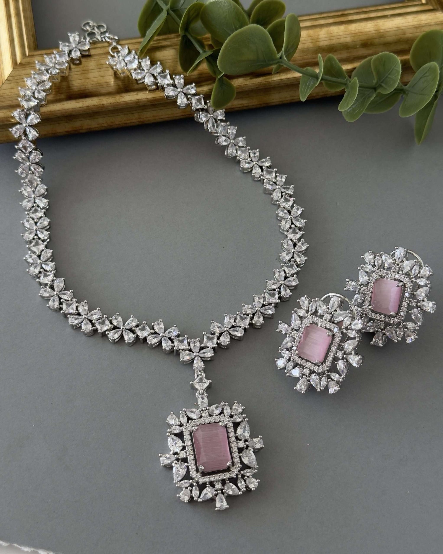 Blush Pink Drop Pendant