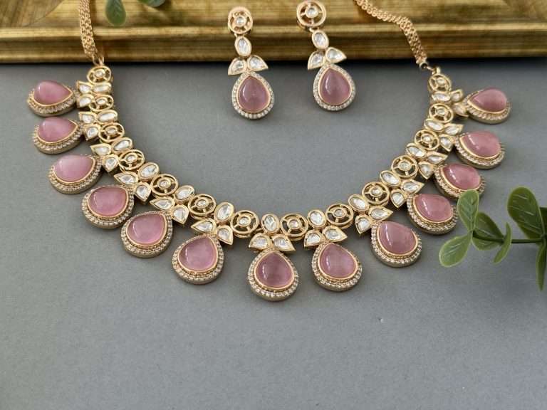 Mona TearDrop Set – Pink