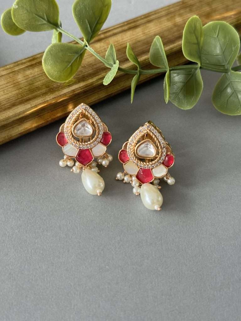 Pear Tops- MOP & Ruby