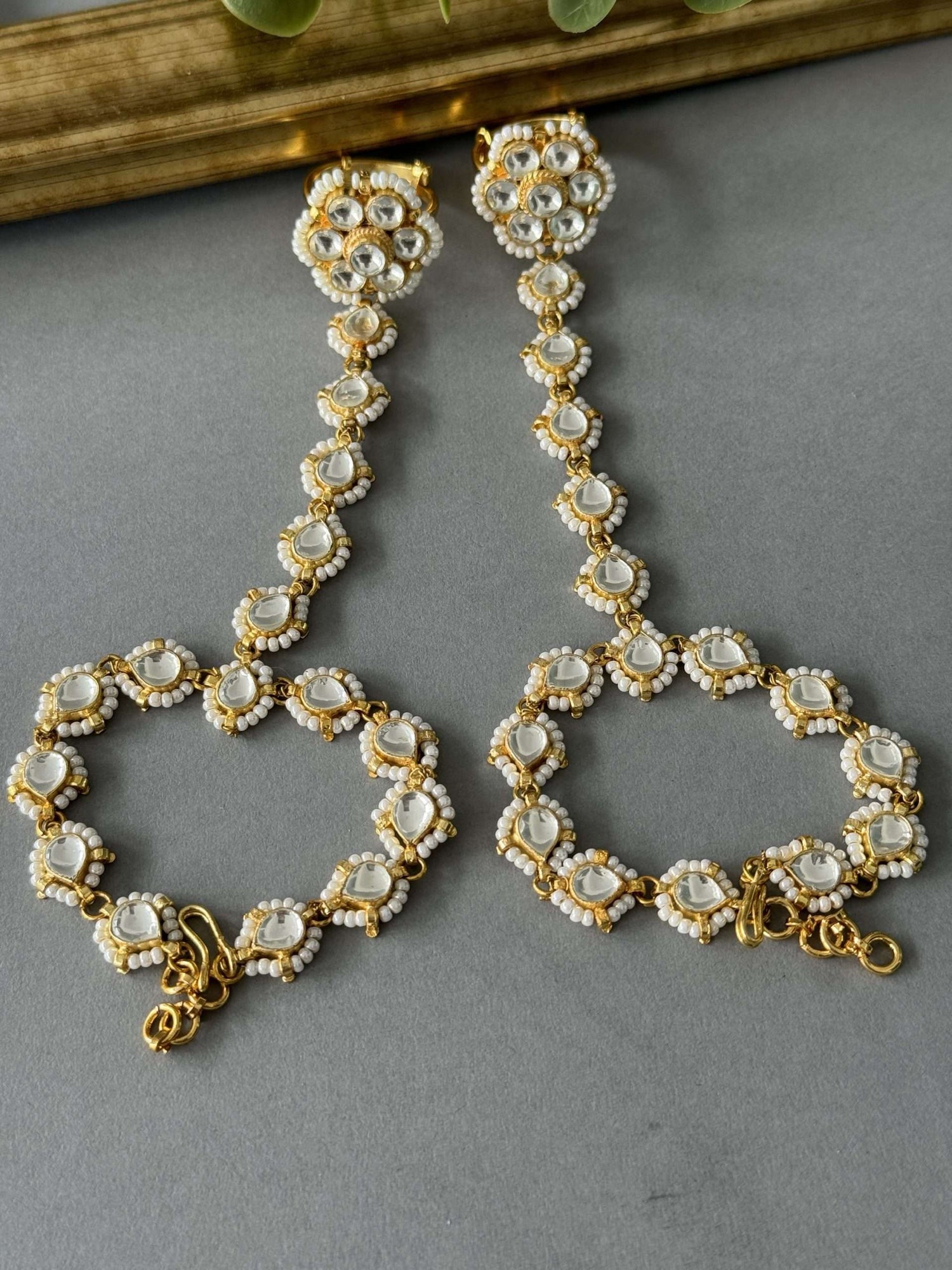 Kundan Angla Pair