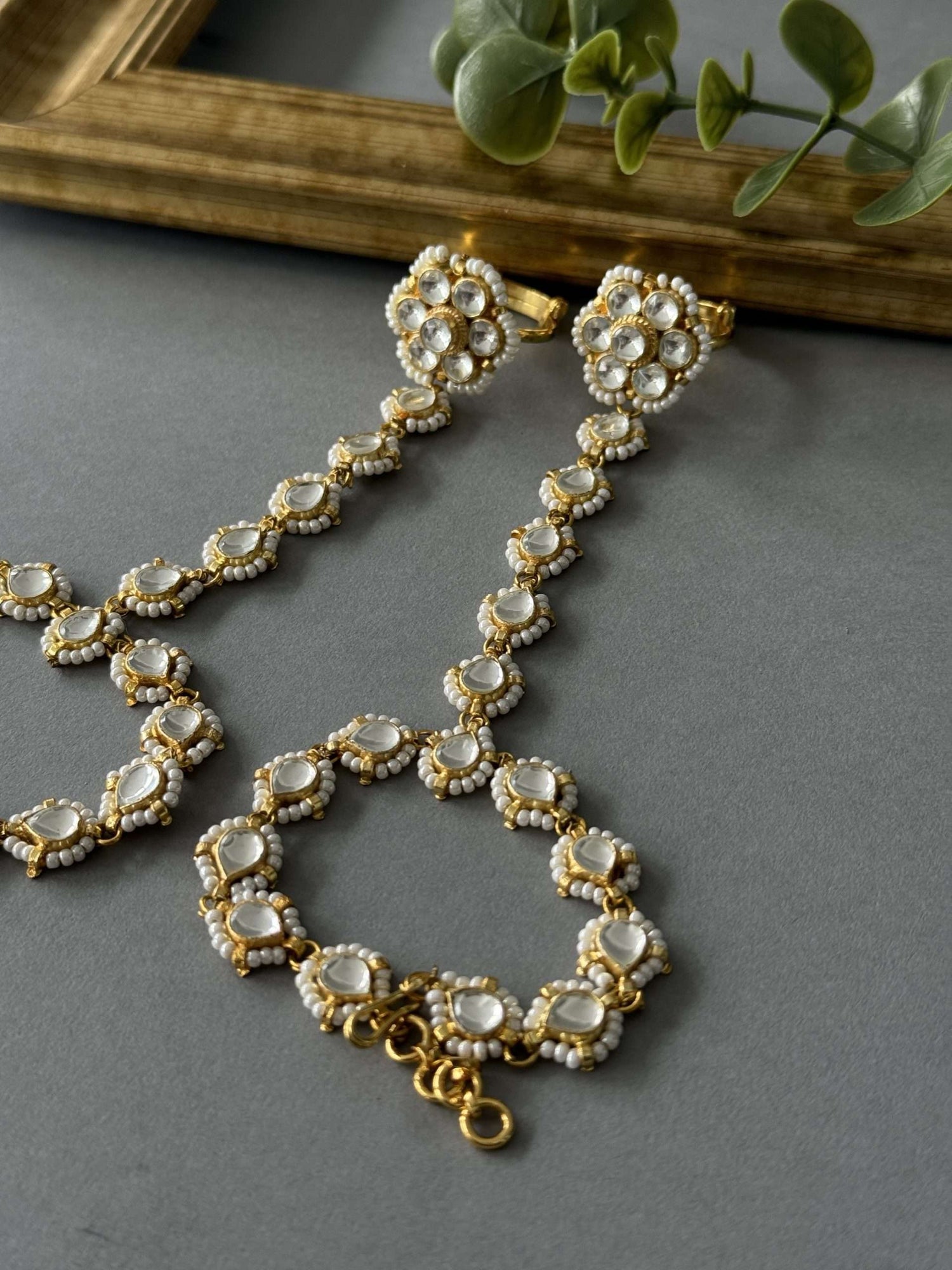 Kundan Angla Pair