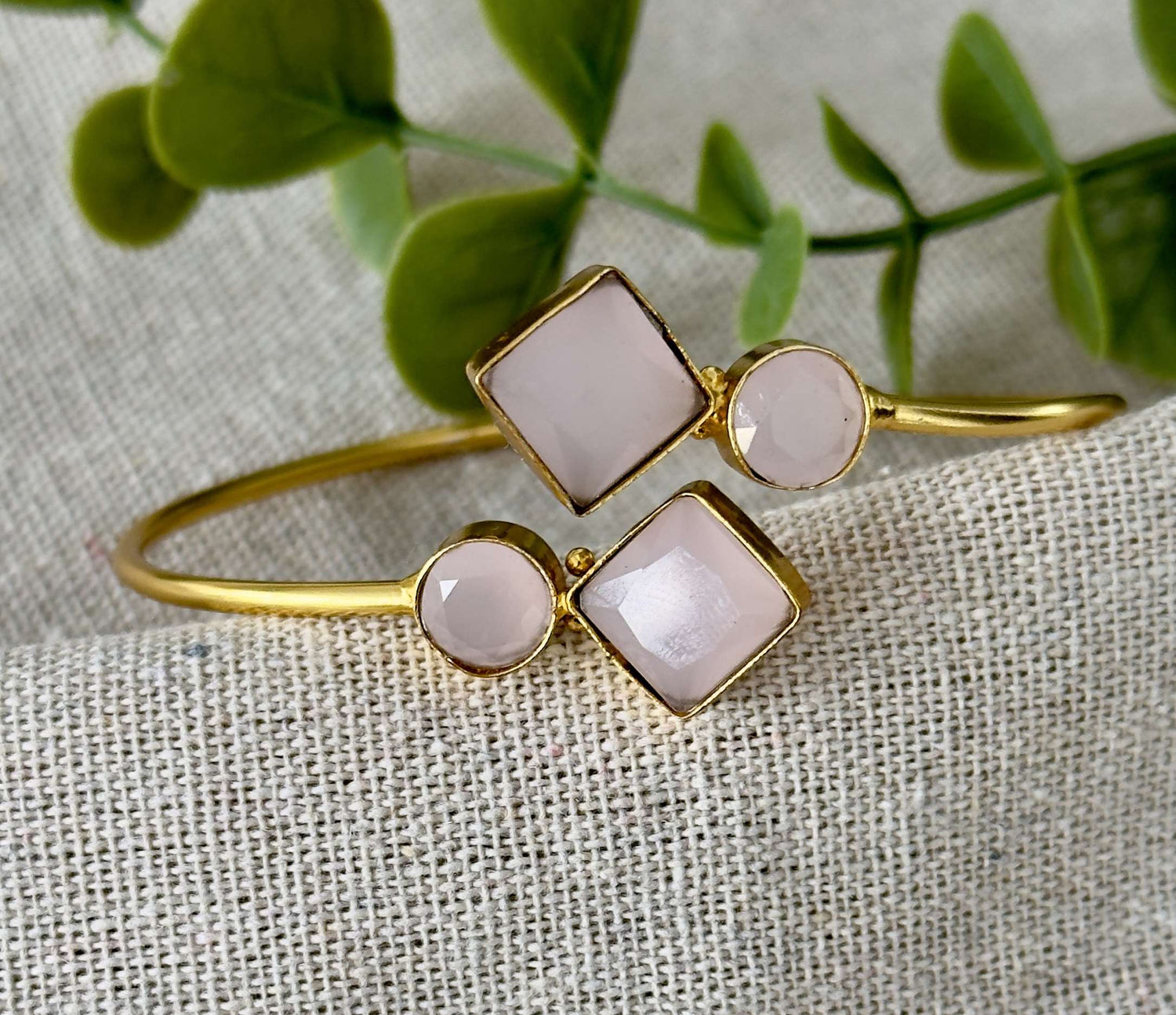 Diamond AD Bangle – Pink