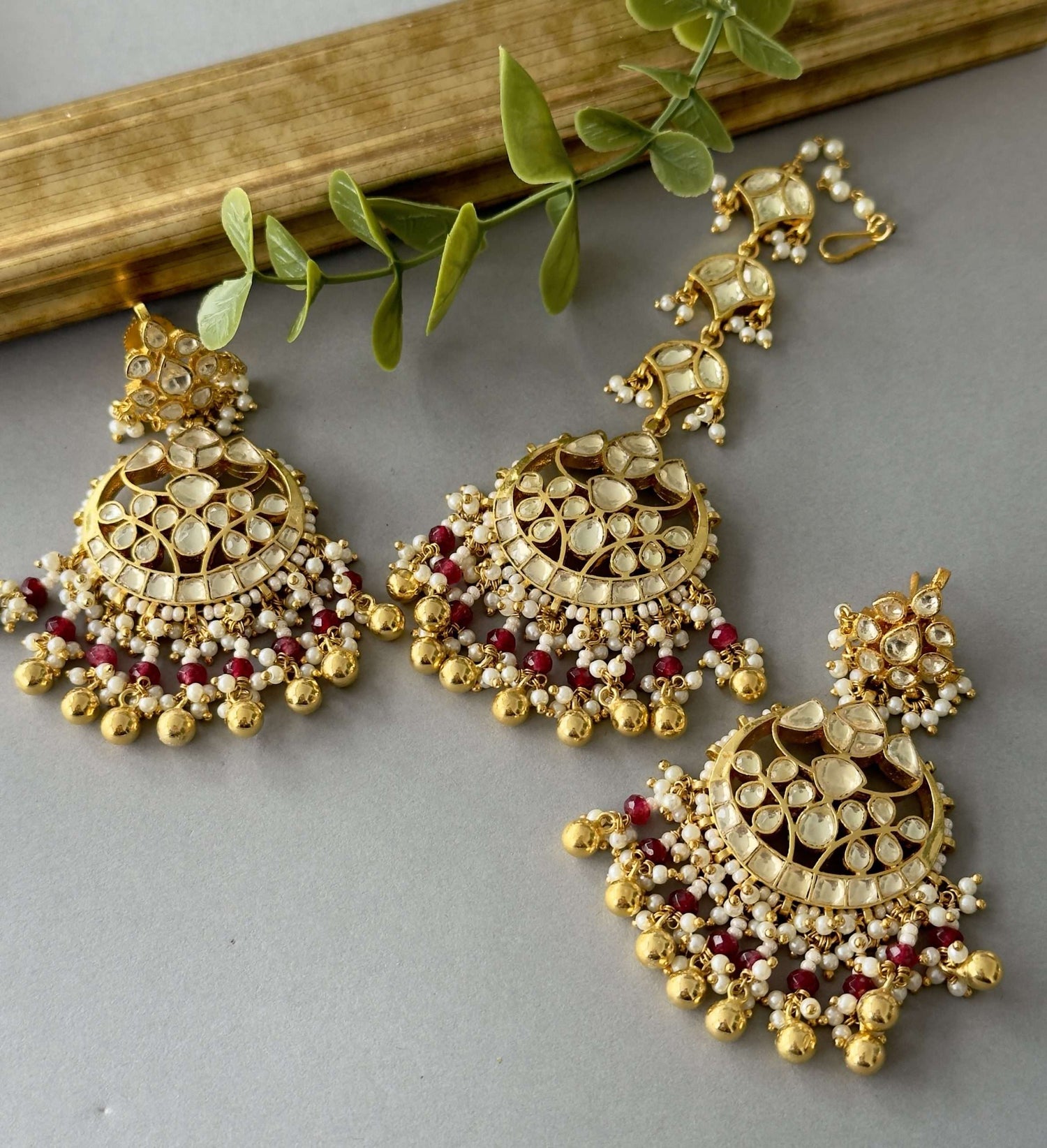 Tikka Set – Ruby Gold