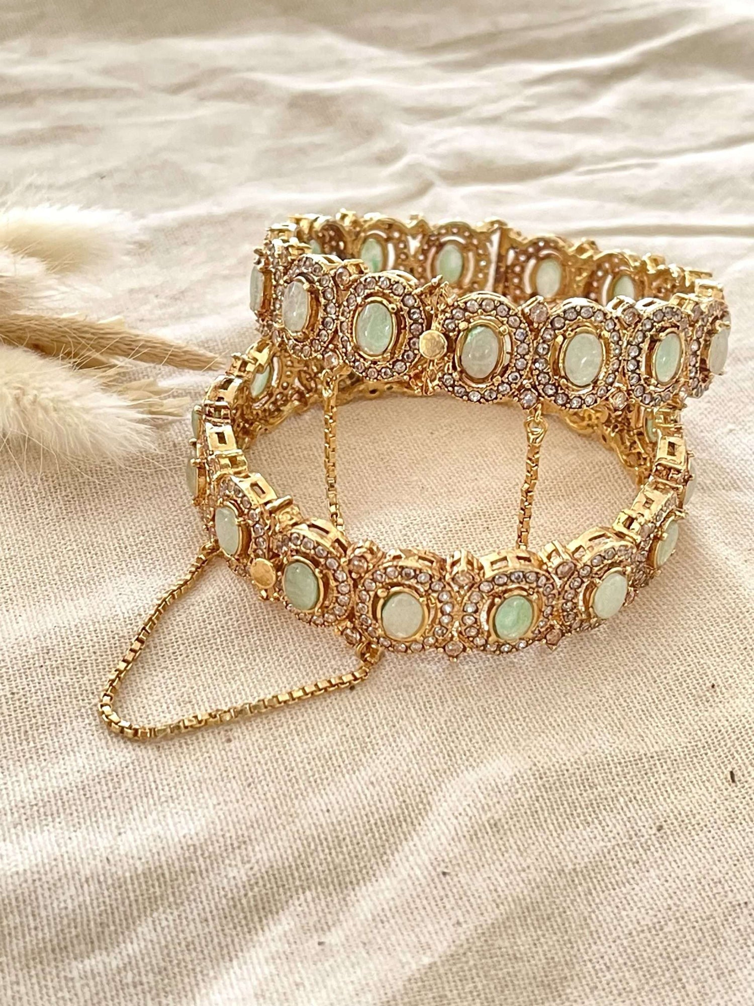Oval Mint Zircon