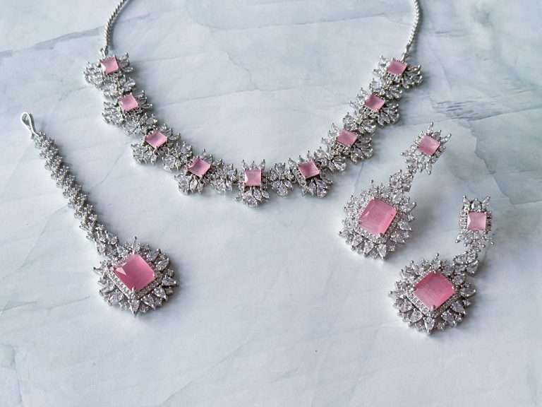 Diamond Look Set – Blush Pink