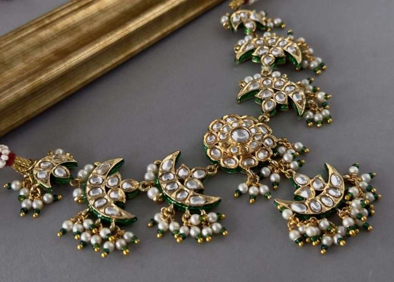 Kundan Meena Choker Set - nk collection