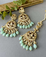 Kundan Mint Tikka Set - nk collection
