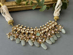 Kundan Pastel Delicate Choker - nk collection