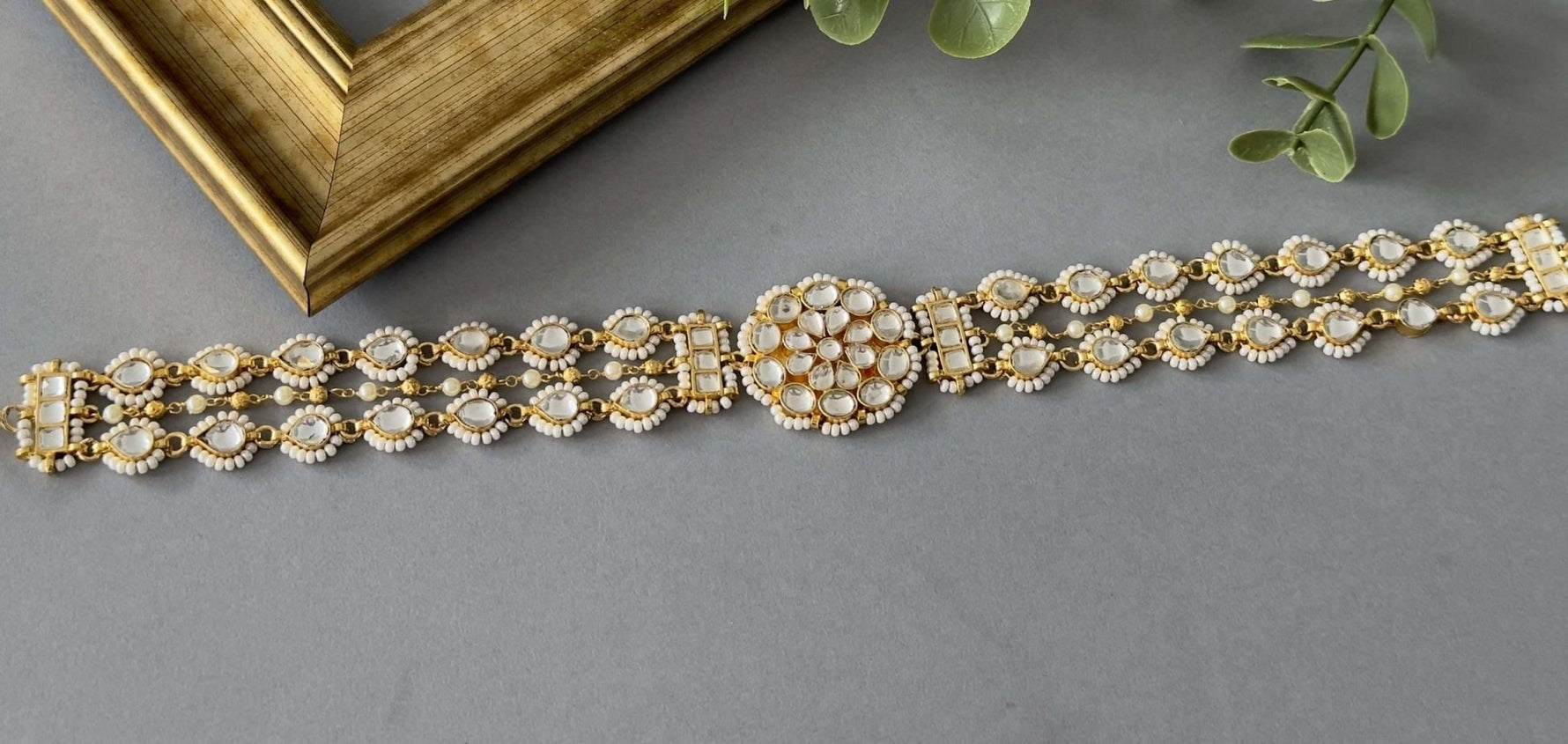 Kundan Sheesh Patti - nk collection